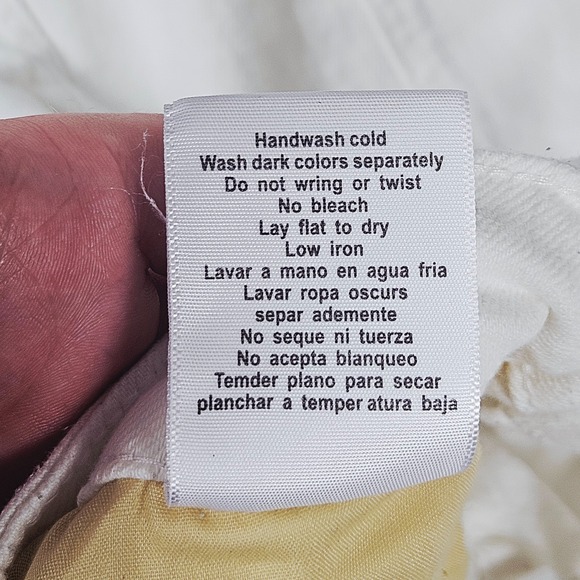 Judy Blue White Cargo Pants High Rise Straight Leg Utility‎ Womens 13/31 White - Picture 8 of 13